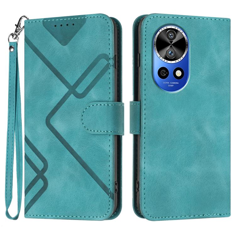 Line Pattern Skin Feel Leather Phone Case, For Huawei Mate 70 Pro / Mate 70 Pro+, For Huawei Mate 70, For Huawei nova Y72, For Huawei nova 12 Pro / nova 12 Ultra, For Huawei Enjoy 70, For Huawei P60 / P60 Pro, For Huawei Enjoy 50 Pro / nova Y90��������...