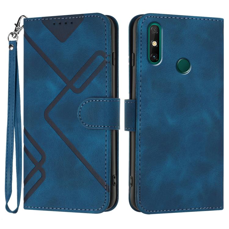 Line Pattern Skin Feel Leather Phone Case, For Huawei Mate 70 Pro / Mate 70 Pro+, For Huawei Mate 70, For Huawei nova Y72, For Huawei nova 12 Pro / nova 12 Ultra, For Huawei Enjoy 70, For Huawei P60 / P60 Pro, For Huawei Enjoy 50 Pro / nova Y90��������...