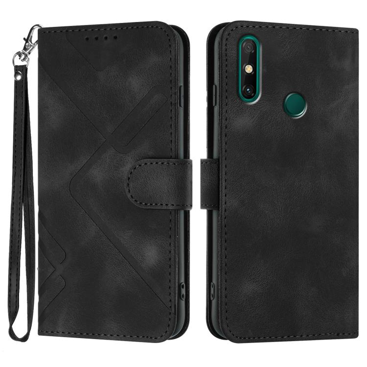 Line Pattern Skin Feel Leather Phone Case, For Huawei Mate 70 Pro / Mate 70 Pro+, For Huawei Mate 70, For Huawei nova Y72, For Huawei nova 12 Pro / nova 12 Ultra, For Huawei Enjoy 70, For Huawei P60 / P60 Pro, For Huawei Enjoy 50 Pro / nova Y90��������...