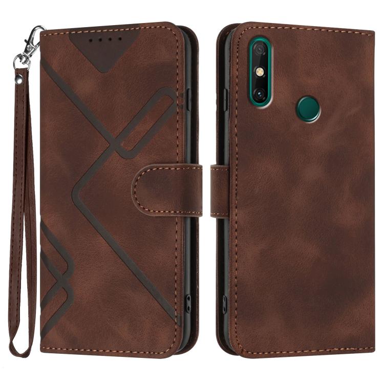 Line Pattern Skin Feel Leather Phone Case, For Huawei Mate 70 Pro / Mate 70 Pro+, For Huawei Mate 70, For Huawei nova Y72, For Huawei nova 12 Pro / nova 12 Ultra, For Huawei Enjoy 70, For Huawei P60 / P60 Pro, For Huawei Enjoy 50 Pro / nova Y90��������...