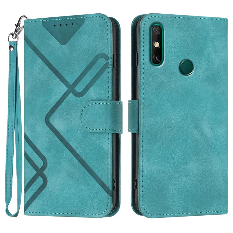 Line Pattern Skin Feel Leather Phone Case, For Huawei Mate 70 Pro / Mate 70 Pro+, For Huawei Mate 70, For Huawei nova Y72, For Huawei nova 12 Pro / nova 12 Ultra, For Huawei Enjoy 70, For Huawei P60 / P60 Pro, For Huawei Enjoy 50 Pro / nova Y90��������...
