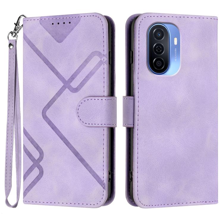 Line Pattern Skin Feel Leather Phone Case, For Huawei Mate 70 Pro / Mate 70 Pro+, For Huawei Mate 70, For Huawei nova Y72, For Huawei nova 12 Pro / nova 12 Ultra, For Huawei Enjoy 70, For Huawei P60 / P60 Pro, For Huawei Enjoy 50 Pro / nova Y90��������...
