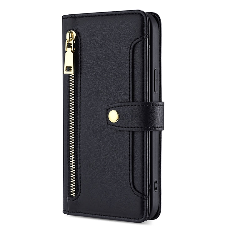Sheep Texture Cross-body Zipper Wallet Leather Phone Case, For OPPO A1 5G, For OPPO Reno8 T 4G, For OPPO Reno8 T 5G / A1 Pro 5G, For OPPO Reno7 4G / F21 Pro 4G, For OPPO Find X5 Pro