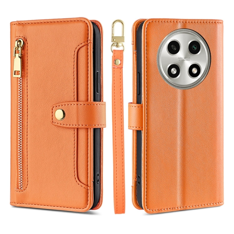 Sheep Texture Cross-body Zipper Wallet Leather Phone Case, For OPPO Reno13 F 5G / 4G, For OPPO A3 5G India, For OPPO Reno12 F 5G, For OPPO A3 Pro 5G India, For OPPO Reno12 5G Global, For OPPO A60 4G Global, For OPPO Reno11 F 5G, For OPPO Find X7 5G����...