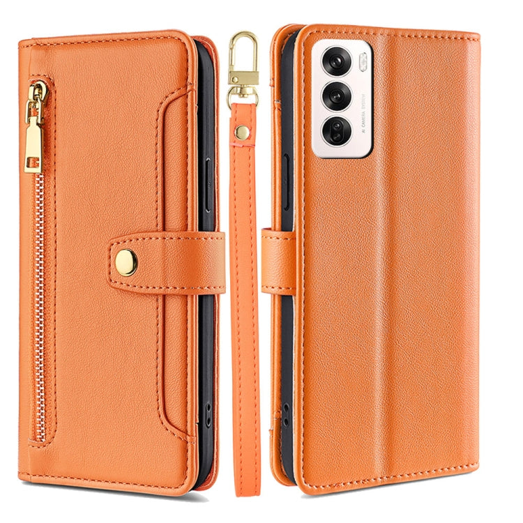 Sheep Texture Cross-body Zipper Wallet Leather Phone Case, For OPPO Reno13 F 5G / 4G, For OPPO A3 5G India, For OPPO Reno12 F 5G, For OPPO A3 Pro 5G India, For OPPO Reno12 5G Global, For OPPO A60 4G Global, For OPPO Reno11 F 5G, For OPPO Find X7 5G����...