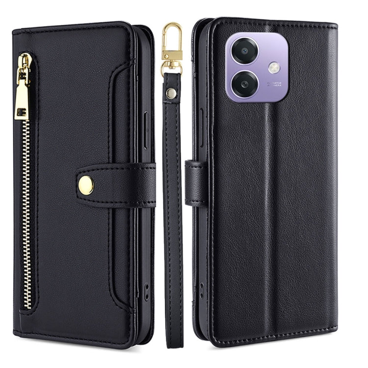 Sheep Texture Cross-body Zipper Wallet Leather Phone Case, For OPPO Reno13 F 5G / 4G, For OPPO A3 5G India, For OPPO Reno12 F 5G, For OPPO A3 Pro 5G India, For OPPO Reno12 5G Global, For OPPO A60 4G Global, For OPPO Reno11 F 5G, For OPPO Find X7 5G����...