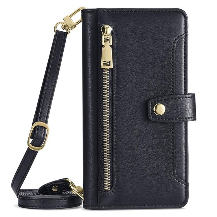 Sheep Texture Cross-body Zipper Wallet Leather Phone Case, For OPPO Reno13 F 5G / 4G, For OPPO A3 5G India, For OPPO Reno12 F 5G, For OPPO A3 Pro 5G India, For OPPO Reno12 5G Global, For OPPO A60 4G Global, For OPPO Reno11 F 5G, For OPPO Find X7 5G����...
