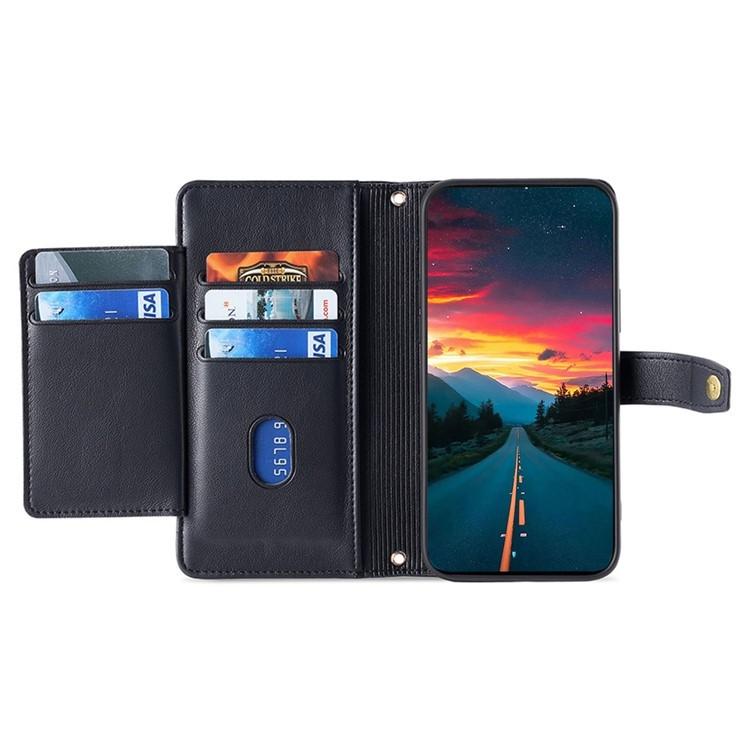 Sheep Texture Cross-body Zipper Wallet Leather Phone Case, For OPPO Reno13 F 5G / 4G, For OPPO A3 5G India, For OPPO Reno12 F 5G, For OPPO A3 Pro 5G India, For OPPO Reno12 5G Global, For OPPO A60 4G Global, For OPPO Reno11 F 5G, For OPPO Find X7 5G����...