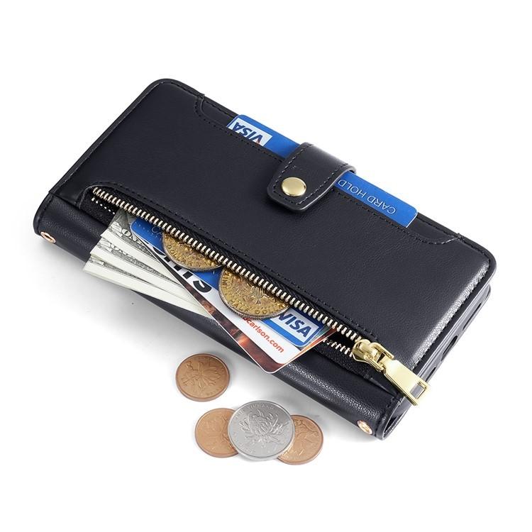 Sheep Texture Cross-body Zipper Wallet Leather Phone Case, For OPPO Reno13 F 5G / 4G, For OPPO A3 5G India, For OPPO Reno12 F 5G, For OPPO A3 Pro 5G India, For OPPO Reno12 5G Global, For OPPO A60 4G Global, For OPPO Reno11 F 5G, For OPPO Find X7 5G����...