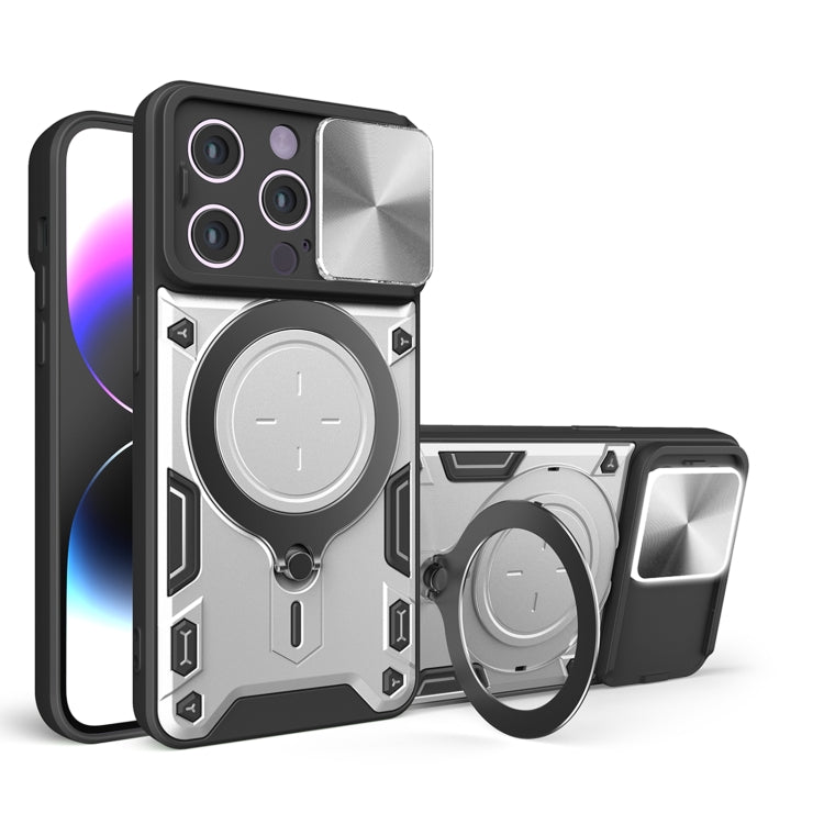 CD Texture Sliding Camshield Magnetic Holder Phone Case, For iPhone 16e, For iPhone 16 Pro Max, For iPhone 16 Pro, For iPhone 16 Plus, For iPhone 16, For iPhone 15 Pro Max, For iPhone 15 Pro, For iPhone 15 Plus, For iPhone 15, For iPhone 14 Plus�������...