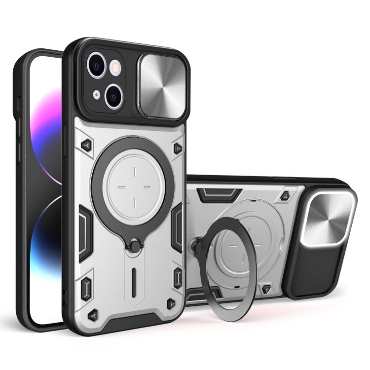CD Texture Sliding Camshield Magnetic Holder Phone Case, For iPhone 16e, For iPhone 16 Pro Max, For iPhone 16 Pro, For iPhone 16 Plus, For iPhone 16, For iPhone 15 Pro Max, For iPhone 15 Pro, For iPhone 15 Plus, For iPhone 15, For iPhone 14 Plus�������...