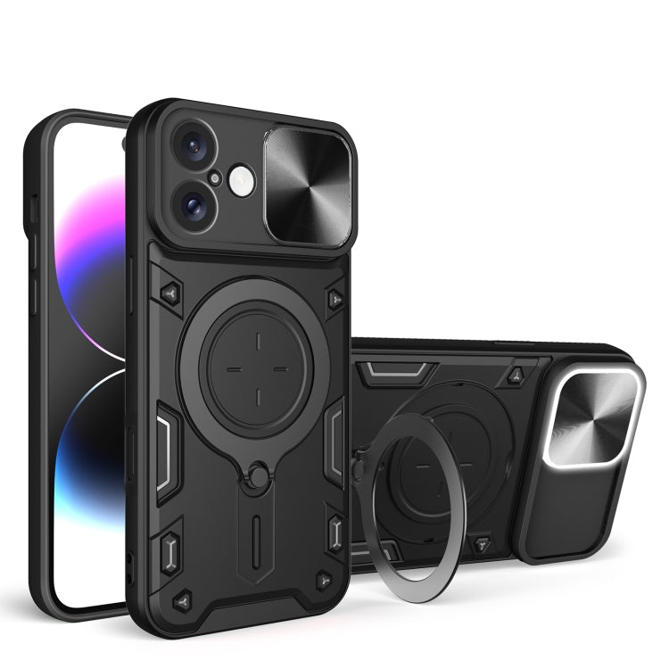 CD Texture Sliding Camshield Magnetic Holder Phone Case, For iPhone 16e, For iPhone 16 Pro Max, For iPhone 16 Pro, For iPhone 16 Plus, For iPhone 16, For iPhone 15 Pro Max, For iPhone 15 Pro, For iPhone 15 Plus, For iPhone 15, For iPhone 14 Plus�������...