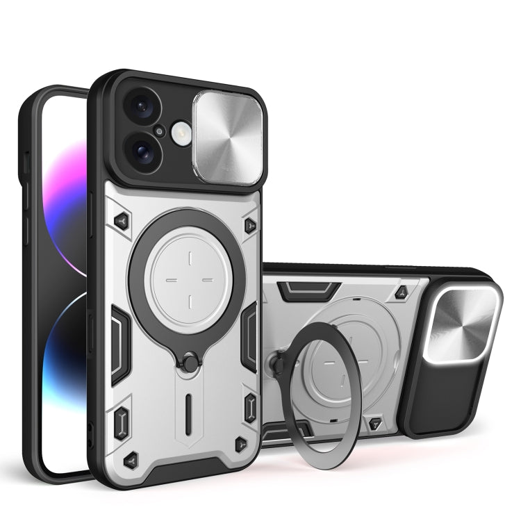 CD Texture Sliding Camshield Magnetic Holder Phone Case, For iPhone 16e, For iPhone 16 Pro Max, For iPhone 16 Pro, For iPhone 16 Plus, For iPhone 16, For iPhone 15 Pro Max, For iPhone 15 Pro, For iPhone 15 Plus, For iPhone 15, For iPhone 14 Plus�������...