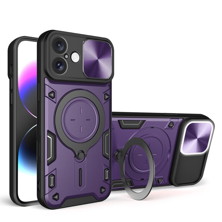 CD Texture Sliding Camshield Magnetic Holder Phone Case, For iPhone 16e, For iPhone 16 Pro Max, For iPhone 16 Pro, For iPhone 16 Plus, For iPhone 16, For iPhone 15 Pro Max, For iPhone 15 Pro, For iPhone 15 Plus, For iPhone 15, For iPhone 14 Plus�������...