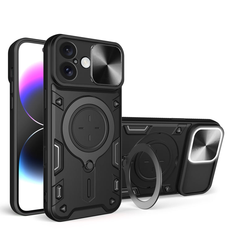 CD Texture Sliding Camshield Magnetic Holder Phone Case, For iPhone 16e, For iPhone 16 Pro Max, For iPhone 16 Pro, For iPhone 16 Plus, For iPhone 16, For iPhone 15 Pro Max, For iPhone 15 Pro, For iPhone 15 Plus, For iPhone 15, For iPhone 14 Plus�������...
