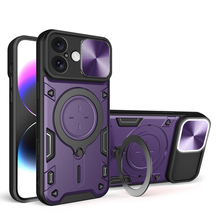 CD Texture Sliding Camshield Magnetic Holder Phone Case, For iPhone 16e, For iPhone 16 Pro Max, For iPhone 16 Pro, For iPhone 16 Plus, For iPhone 16, For iPhone 15 Pro Max, For iPhone 15 Pro, For iPhone 15 Plus, For iPhone 15, For iPhone 14 Plus�������...