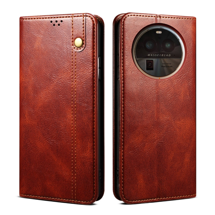 Oil Wax Crazy Horse Texture Leather Phone Case, For OPPO F29 5G Global, For OPPO A5 Pro Global, For OPPO Find X8, For OPPO K12x 5G Global, For OPPO A3X 5G India, For OPPO Reno12 F 5G Global, For OPPO Reno12 Pro 5G Global, For OPPO Reno12 5G Global�����...