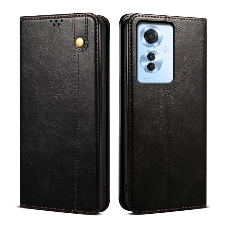 Oil Wax Crazy Horse Texture Leather Phone Case, For OPPO F29 5G Global, For OPPO A5 Pro Global, For OPPO Find X8, For OPPO K12x 5G Global, For OPPO A3X 5G India, For OPPO Reno12 F 5G Global, For OPPO Reno12 Pro 5G Global, For OPPO Reno12 5G Global�����...