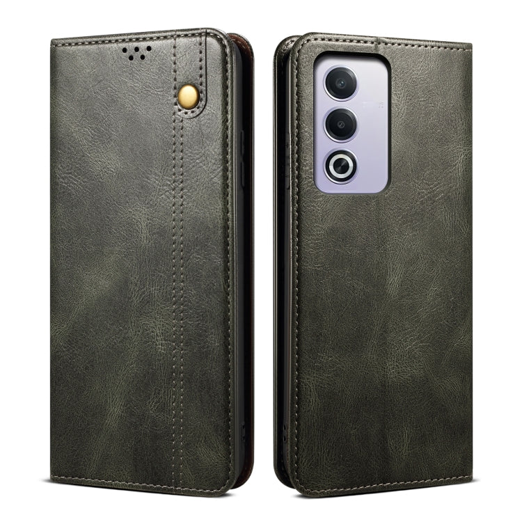 Oil Wax Crazy Horse Texture Leather Phone Case, For OPPO F29 5G Global, For OPPO A5 Pro Global, For OPPO Find X8, For OPPO K12x 5G Global, For OPPO A3X 5G India, For OPPO Reno12 F 5G Global, For OPPO Reno12 Pro 5G Global, For OPPO Reno12 5G Global�����...