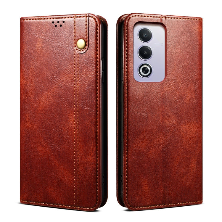 Oil Wax Crazy Horse Texture Leather Phone Case, For OPPO F29 5G Global, For OPPO A5 Pro Global, For OPPO Find X8, For OPPO K12x 5G Global, For OPPO A3X 5G India, For OPPO Reno12 F 5G Global, For OPPO Reno12 Pro 5G Global, For OPPO Reno12 5G Global�����...