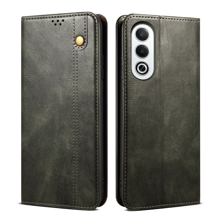 Oil Wax Crazy Horse Texture Leather Phone Case, For OPPO F29 5G Global, For OPPO A5 Pro Global, For OPPO Find X8, For OPPO K12x 5G Global, For OPPO A3X 5G India, For OPPO Reno12 F 5G Global, For OPPO Reno12 Pro 5G Global, For OPPO Reno12 5G Global�����...