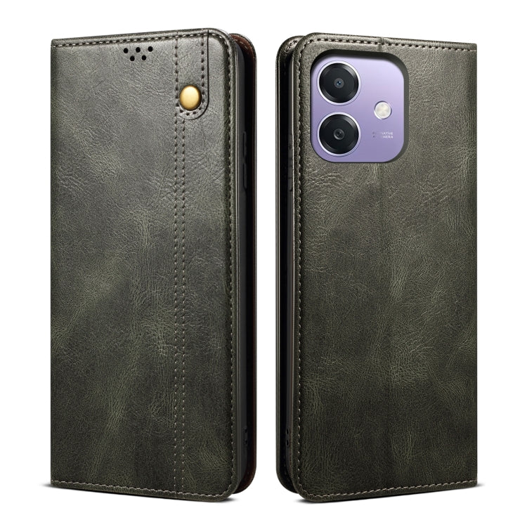 Oil Wax Crazy Horse Texture Leather Phone Case, For OPPO F29 5G Global, For OPPO A5 Pro Global, For OPPO Find X8, For OPPO K12x 5G Global, For OPPO A3X 5G India, For OPPO Reno12 F 5G Global, For OPPO Reno12 Pro 5G Global, For OPPO Reno12 5G Global�����...
