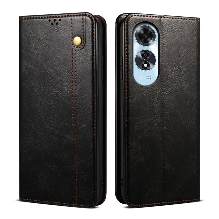 Oil Wax Crazy Horse Texture Leather Phone Case, For OPPO F29 5G Global, For OPPO A5 Pro Global, For OPPO Find X8, For OPPO K12x 5G Global, For OPPO A3X 5G India, For OPPO Reno12 F 5G Global, For OPPO Reno12 Pro 5G Global, For OPPO Reno12 5G Global�����...