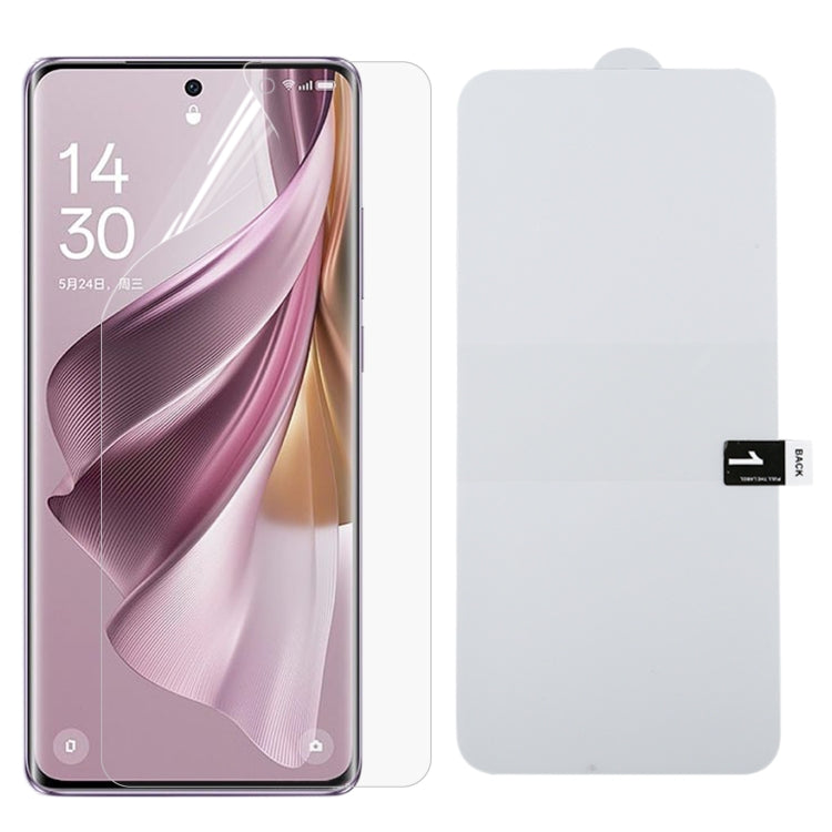 Full Screen Protector Explosion-proof Hydrogel Film, For OPPO Find X7 Ultra / Find X8 Ultra, For OPPO A5 Pro China, For OPPO Reno11 PJH110, For OPPO Reno12 Pro, For OPPO Reno12, For OPPO Find X7, For OPPO Reno11 Global, For OPPO Reno11 Pro Global������...