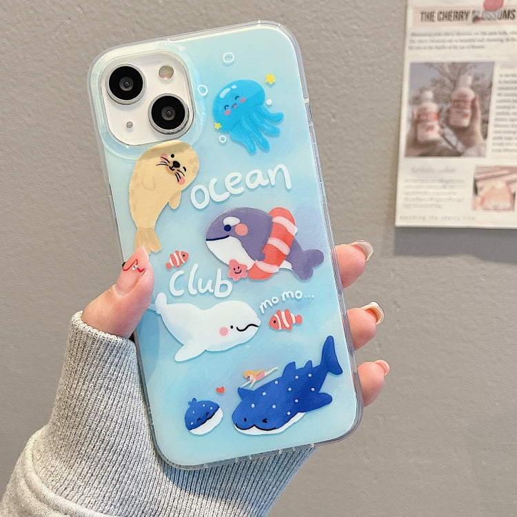 IMD Cute Animal Pattern Phone Case, For iPhone 14 Pro Max, For iPhone 14 Pro, For iPhone 14, For iPhone 13 Pro Max, For iPhone 13 Pro, For iPhone 12 Pro Max, For iPhone 12 Pro, For iPhone 12, For iPhone 11 Pro Max, For iPhone 11 Pro, For iPhone 11