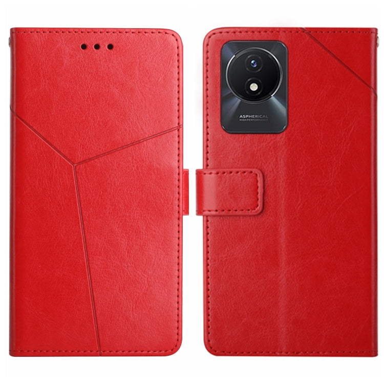 HT01 Y-shaped Pattern Flip Leather Phone Case, For vivo V27E 4G Global, For vivo Y02A 4G / Y02 4G / Y11 2023, For vivo Y55S 5G 2023 / Y55 5G / T1 5G, For vivo Y75 5G Global, For vivo Y56 5G Global, For vivo Y02S Global / Y16 4G Global, For vivo Y77E 5G...