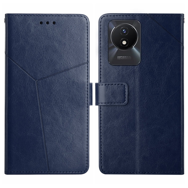 HT01 Y-shaped Pattern Flip Leather Phone Case, For vivo V27E 4G Global, For vivo Y02A 4G / Y02 4G / Y11 2023, For vivo Y55S 5G 2023 / Y55 5G / T1 5G, For vivo Y75 5G Global, For vivo Y56 5G Global, For vivo Y02S Global / Y16 4G Global, For vivo Y77E 5G...