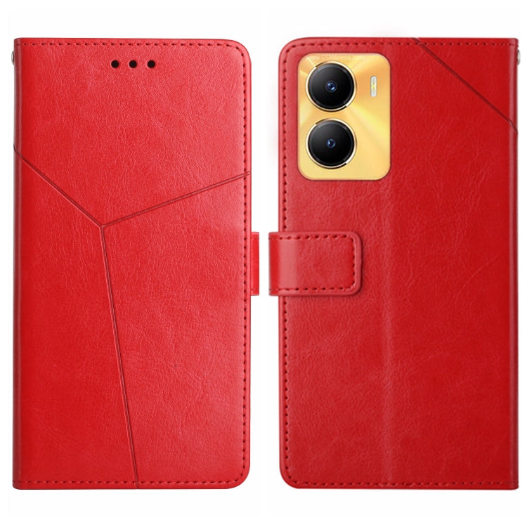 HT01 Y-shaped Pattern Flip Leather Phone Case, For vivo V27E 4G Global, For vivo Y02A 4G / Y02 4G / Y11 2023, For vivo Y55S 5G 2023 / Y55 5G / T1 5G, For vivo Y75 5G Global, For vivo Y56 5G Global, For vivo Y02S Global / Y16 4G Global, For vivo Y77E 5G...