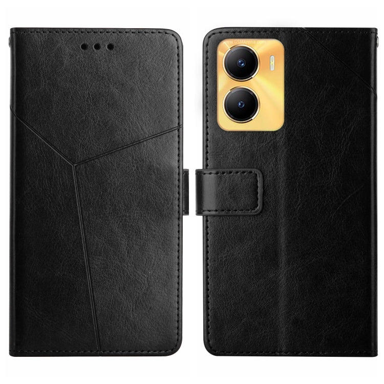HT01 Y-shaped Pattern Flip Leather Phone Case, For vivo V27E 4G Global, For vivo Y02A 4G / Y02 4G / Y11 2023, For vivo Y55S 5G 2023 / Y55 5G / T1 5G, For vivo Y75 5G Global, For vivo Y56 5G Global, For vivo Y02S Global / Y16 4G Global, For vivo Y77E 5G...