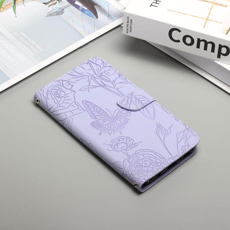 HT03 Skin Feel Butterfly Embossed Flip Leather Phone Case, For vivo Y39 5G Global, For vivo V50 Lite 5G, For vivo Y04 4G / Y29s 5G, For vivo Y29 4G Global, For vivo V50 5G Global, For vivo Y02A 4G / Y02 4G / Y11 2023, For vivo Y56 5G Global������������...