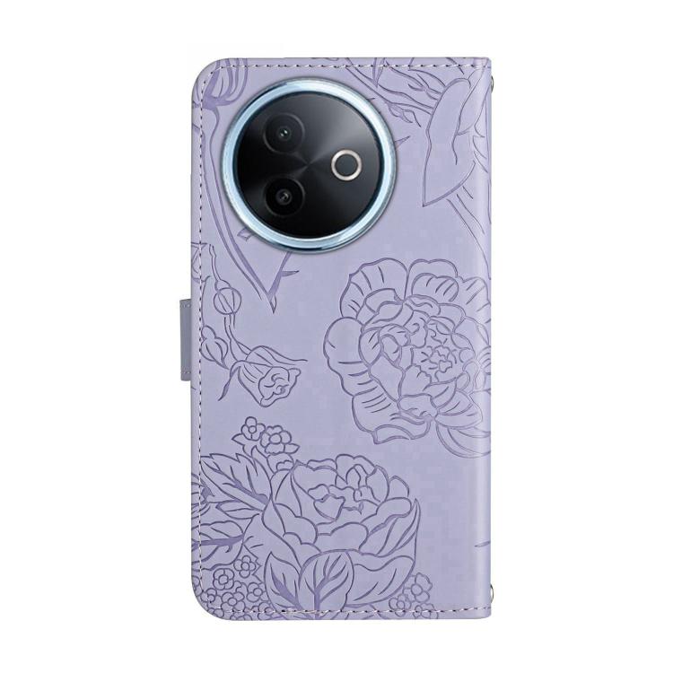 HT03 Skin Feel Butterfly Embossed Flip Leather Phone Case, For vivo Y39 5G Global, For vivo V50 Lite 5G, For vivo Y04 4G / Y29s 5G, For vivo Y29 4G Global, For vivo V50 5G Global, For vivo Y02A 4G / Y02 4G / Y11 2023, For vivo Y56 5G Global������������...