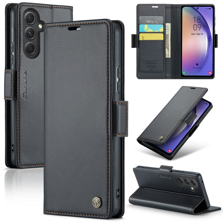 CaseMe 023 Butterfly Buckle Litchi Texture RFID Anti-theft Leather Phone Case