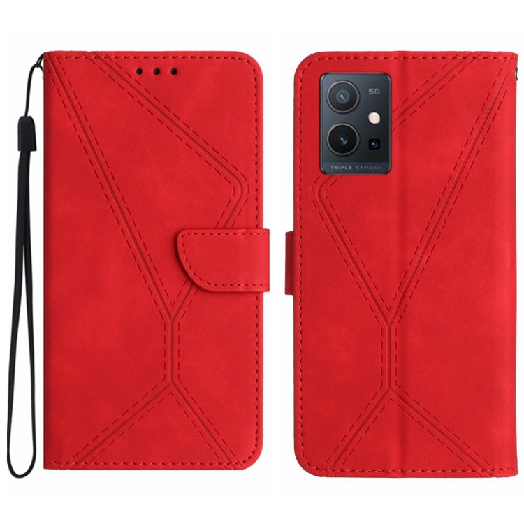 Stitching Embossed Leather Phone Case, For vivo V27E 4G Global, For vivo Y02A 4G / Y02 4G / Y11 2023, For vivo Y55S 5G 2023 / Y55 5G / T1 5G, For vivo Y75 5G Global, For vivo Y56 5G Global, For vivo Y02S Global / Y16 4G Global, For vivo Y77E 5G��������...