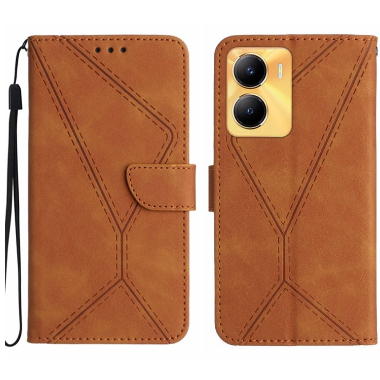 Stitching Embossed Leather Phone Case, For vivo V27E 4G Global, For vivo Y02A 4G / Y02 4G / Y11 2023, For vivo Y55S 5G 2023 / Y55 5G / T1 5G, For vivo Y75 5G Global, For vivo Y56 5G Global, For vivo Y02S Global / Y16 4G Global, For vivo Y77E 5G��������...