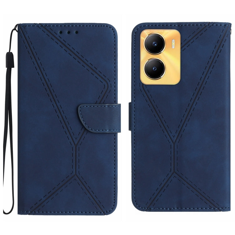 Stitching Embossed Leather Phone Case, For vivo V27E 4G Global, For vivo Y02A 4G / Y02 4G / Y11 2023, For vivo Y55S 5G 2023 / Y55 5G / T1 5G, For vivo Y75 5G Global, For vivo Y56 5G Global, For vivo Y02S Global / Y16 4G Global, For vivo Y77E 5G��������...