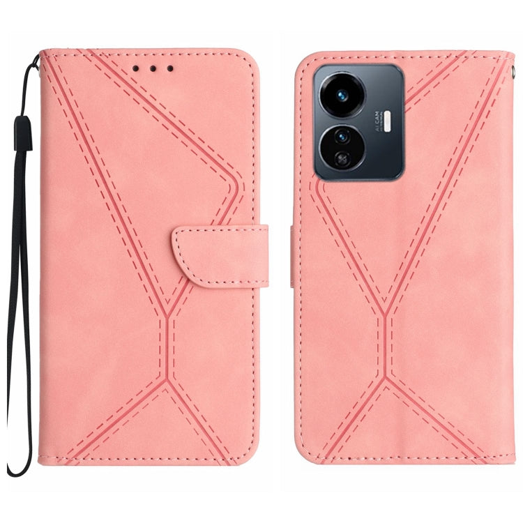Stitching Embossed Leather Phone Case, For vivo V27E 4G Global, For vivo Y02A 4G / Y02 4G / Y11 2023, For vivo Y55S 5G 2023 / Y55 5G / T1 5G, For vivo Y75 5G Global, For vivo Y56 5G Global, For vivo Y02S Global / Y16 4G Global, For vivo Y77E 5G��������...