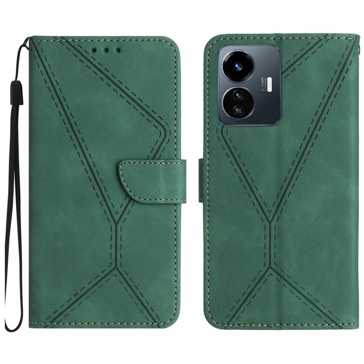 Stitching Embossed Leather Phone Case, For vivo V27E 4G Global, For vivo Y02A 4G / Y02 4G / Y11 2023, For vivo Y55S 5G 2023 / Y55 5G / T1 5G, For vivo Y75 5G Global, For vivo Y56 5G Global, For vivo Y02S Global / Y16 4G Global, For vivo Y77E 5G��������...