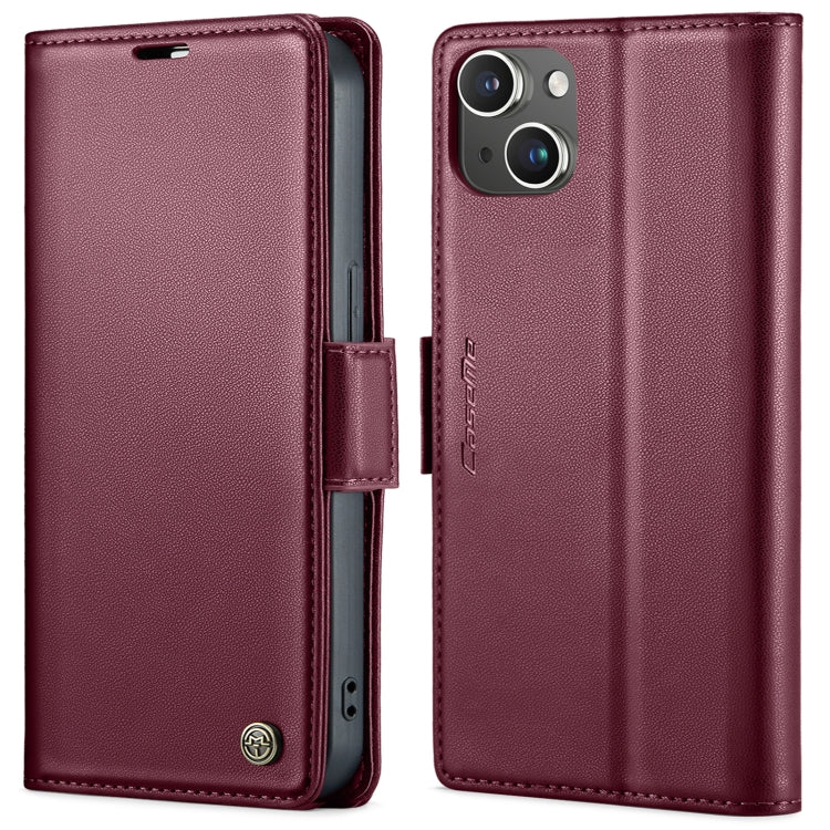 CaseMe 023 Butterfly Buckle Litchi Texture RFID Anti-theft Leather Phone Case, For iPhone 14, For iPhone 15 Pro Max, For iPhone 15 Pro, For iPhone 14 Plus, For iPhone 14 Pro, For iPhone 15 Plus, For iPhone 15, For iPhone 14 Pro Max, For iPhone 13������...
