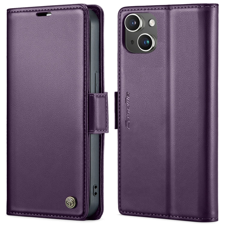 CaseMe 023 Butterfly Buckle Litchi Texture RFID Anti-theft Leather Phone Case, For iPhone 14, For iPhone 15 Pro Max, For iPhone 15 Pro, For iPhone 14 Plus, For iPhone 14 Pro, For iPhone 15 Plus, For iPhone 15, For iPhone 14 Pro Max, For iPhone 13������...