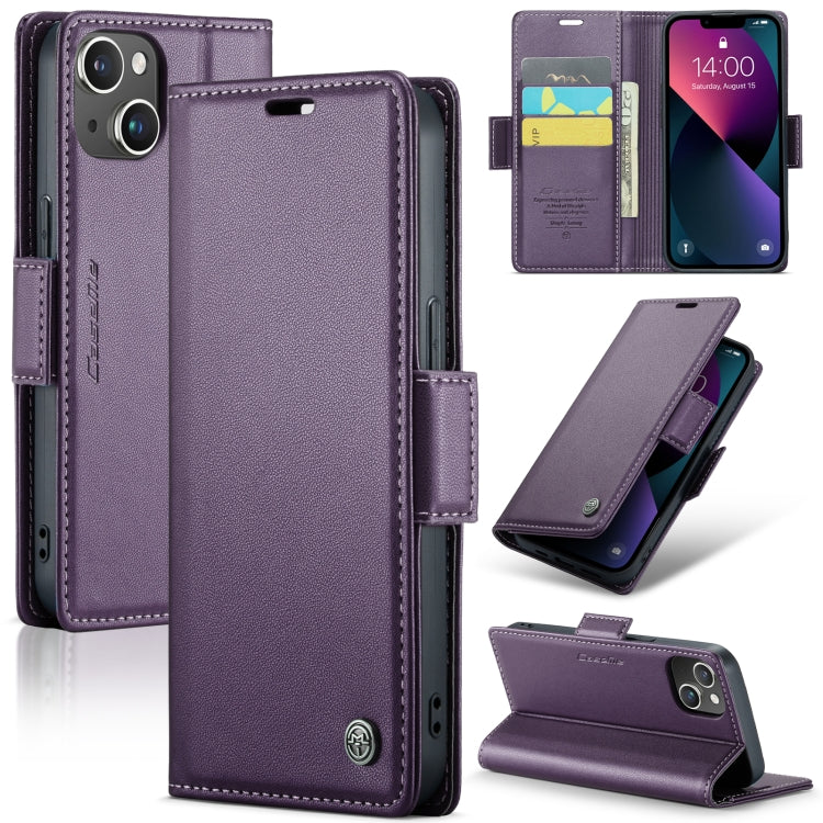 CaseMe 023 Butterfly Buckle Litchi Texture RFID Anti-theft Leather Phone Case, For iPhone 14, For iPhone 15 Pro Max, For iPhone 15 Pro, For iPhone 14 Plus, For iPhone 14 Pro, For iPhone 15 Plus, For iPhone 15, For iPhone 14 Pro Max, For iPhone 13������...