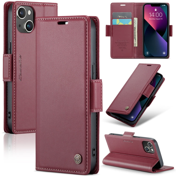 CaseMe 023 Butterfly Buckle Litchi Texture RFID Anti-theft Leather Phone Case, For iPhone 14, For iPhone 15 Pro Max, For iPhone 15 Pro, For iPhone 14 Plus, For iPhone 14 Pro, For iPhone 15 Plus, For iPhone 15, For iPhone 14 Pro Max, For iPhone 13������...