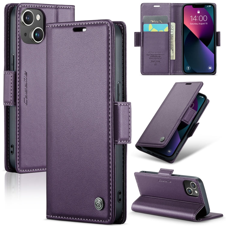 CaseMe 023 Butterfly Buckle Litchi Texture RFID Anti-theft Leather Phone Case, For iPhone 14, For iPhone 15 Pro Max, For iPhone 15 Pro, For iPhone 14 Plus, For iPhone 14 Pro, For iPhone 15 Plus, For iPhone 15, For iPhone 14 Pro Max, For iPhone 13������...