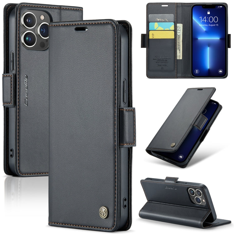 CaseMe 023 Butterfly Buckle Litchi Texture RFID Anti-theft Leather Phone Case, For iPhone 14, For iPhone 15 Pro Max, For iPhone 15 Pro, For iPhone 14 Plus, For iPhone 14 Pro, For iPhone 15 Plus, For iPhone 15, For iPhone 14 Pro Max, For iPhone 13������...