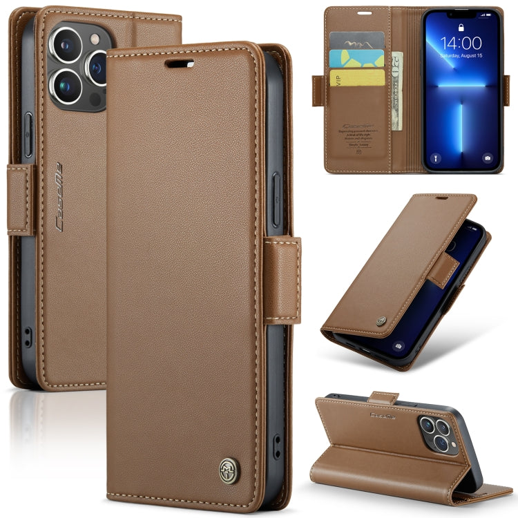 CaseMe 023 Butterfly Buckle Litchi Texture RFID Anti-theft Leather Phone Case, For iPhone 14, For iPhone 15 Pro Max, For iPhone 15 Pro, For iPhone 14 Plus, For iPhone 14 Pro, For iPhone 15 Plus, For iPhone 15, For iPhone 14 Pro Max, For iPhone 13������...