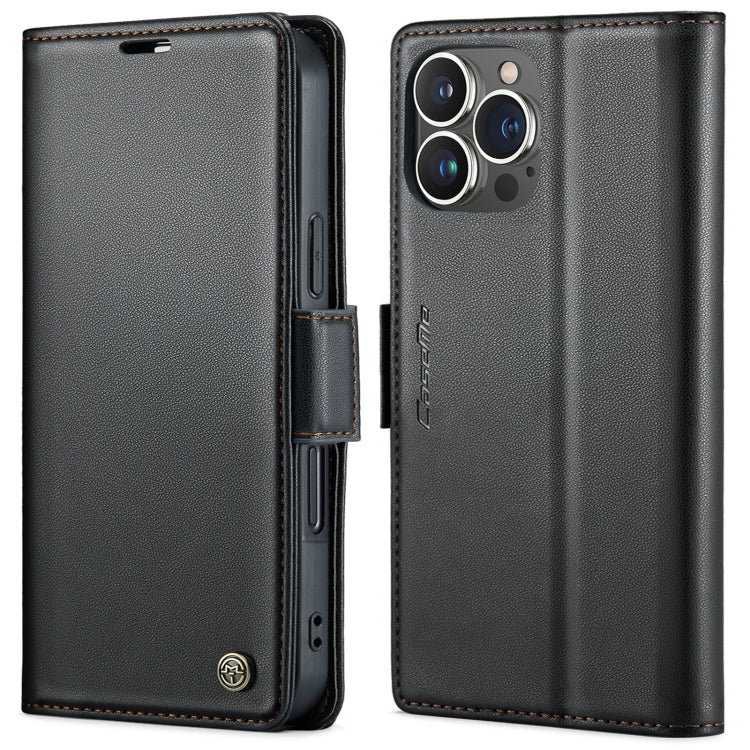 CaseMe 023 Butterfly Buckle Litchi Texture RFID Anti-theft Leather Phone Case, For iPhone 14, For iPhone 15 Pro Max, For iPhone 15 Pro, For iPhone 14 Plus, For iPhone 14 Pro, For iPhone 15 Plus, For iPhone 15, For iPhone 14 Pro Max, For iPhone 13������...