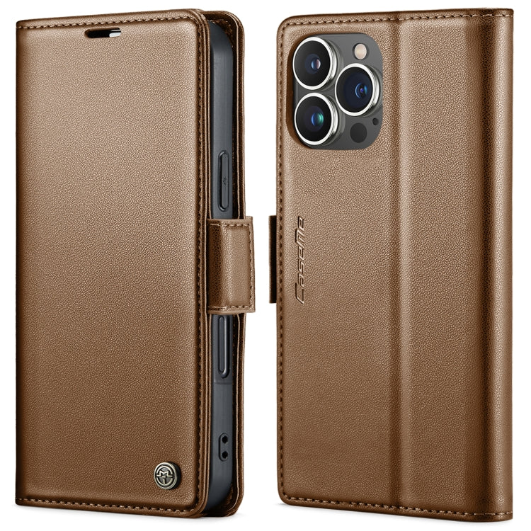 CaseMe 023 Butterfly Buckle Litchi Texture RFID Anti-theft Leather Phone Case, For iPhone 14, For iPhone 15 Pro Max, For iPhone 15 Pro, For iPhone 14 Plus, For iPhone 14 Pro, For iPhone 15 Plus, For iPhone 15, For iPhone 14 Pro Max, For iPhone 13������...
